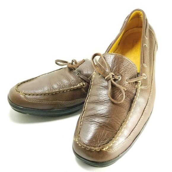 Sandro Mussolini Casual Loafer Men's Size 11 Brown Leather - Picture 5 of 9